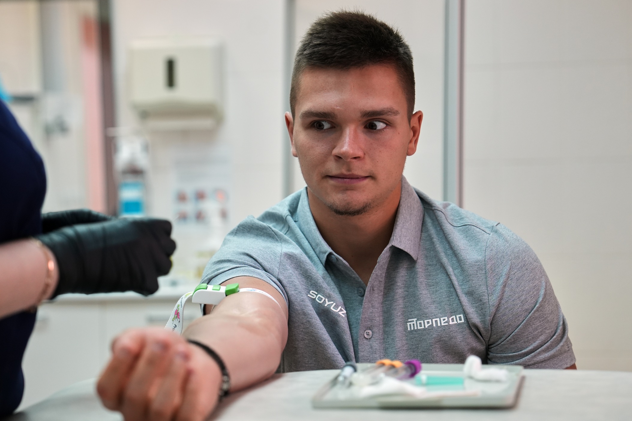 Медосмотр хоккеистов «Торпедо»