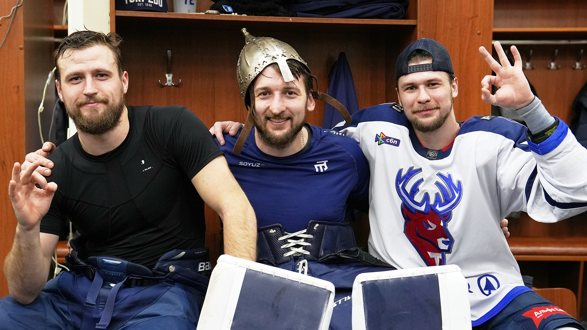 Победная раздевалка после матча со «Спартаком»